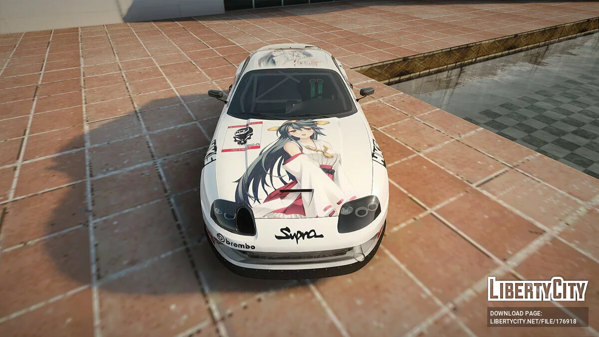 Toyota Supra JZA80 Kantai Collection Haruna PJ / GTA San Andreas