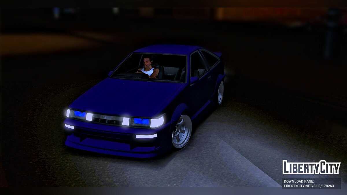 Download Toyota AE86 for GTA San Andreas