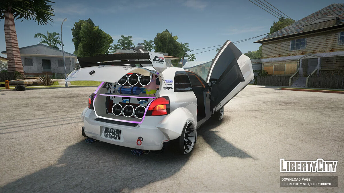 Toyota Yaris Burnok Speed / GTA San Andreas