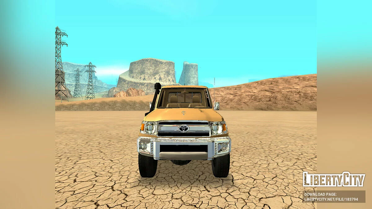 Toyota Land Cruiser LC70 / GTA San Andreas