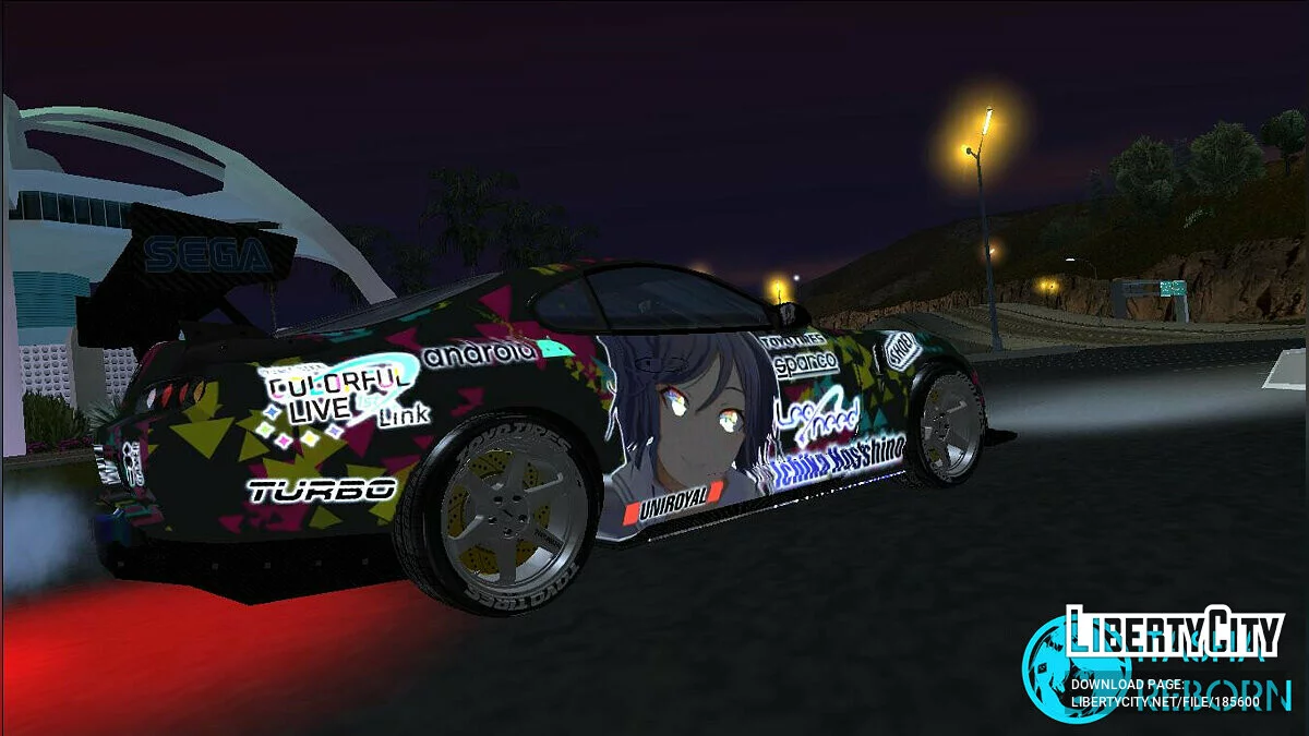 Toyota Supra Itasha Hoshino Ichika de Project Sekai Tuning / GTA San Andreas