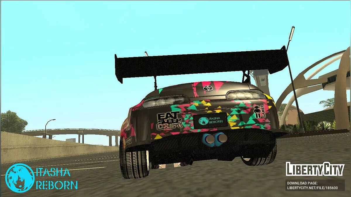 Toyota Supra Itasha Hoshino Ichika de Project Sekai Tuning / GTA San Andreas