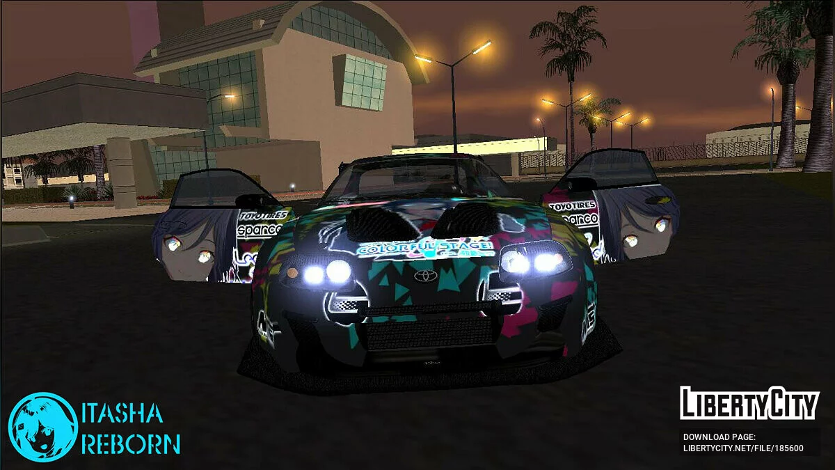 Toyota Supra Itasha Hoshino Ichika de Project Sekai Tuning / GTA San Andreas