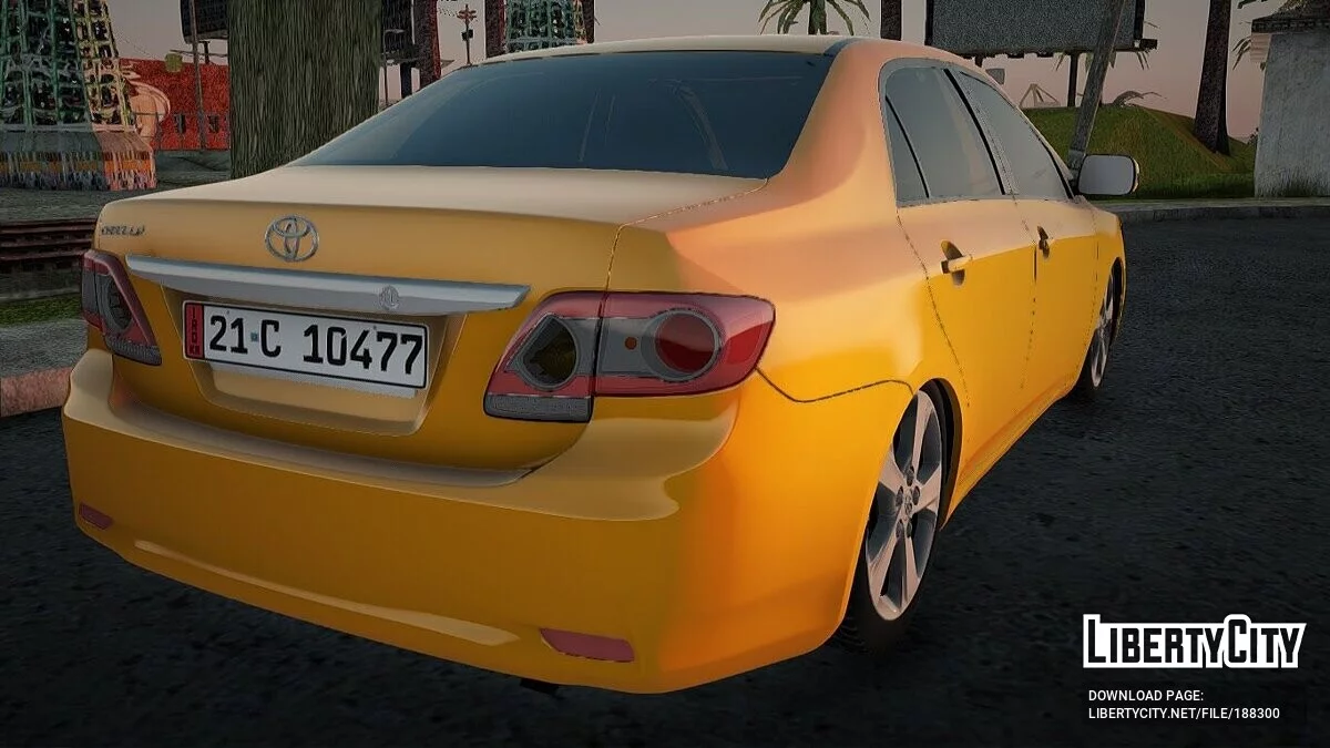 丰田卡罗拉 2012 巴格达出租车 / GTA San Andreas