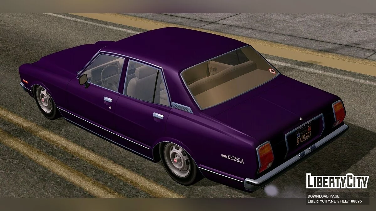 Toyota Cressida RX30 1977 / GTA San Andreas