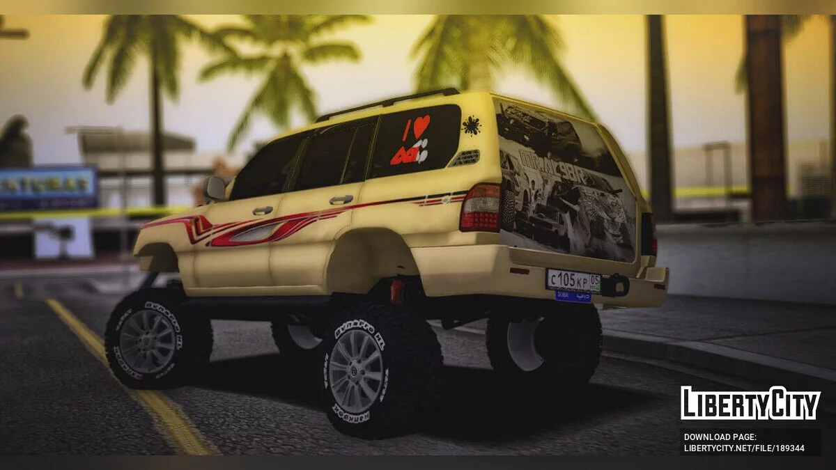 Toyota Land Cruiser 105 Ksa_Arabic / GTA San Andreas