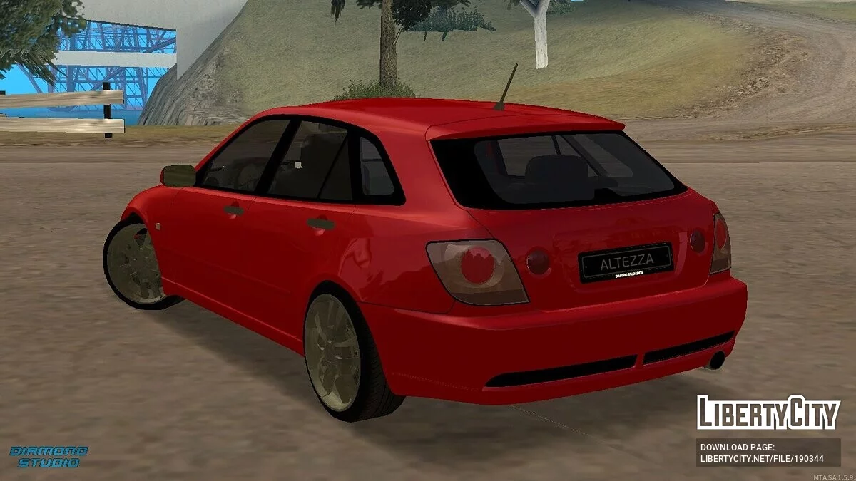 丰田 Altezza Gita + CCD / GTA San Andreas