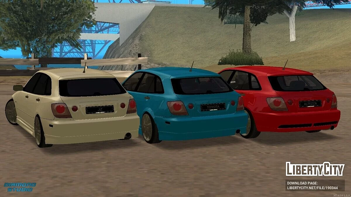 丰田 Altezza Gita + CCD / GTA San Andreas
