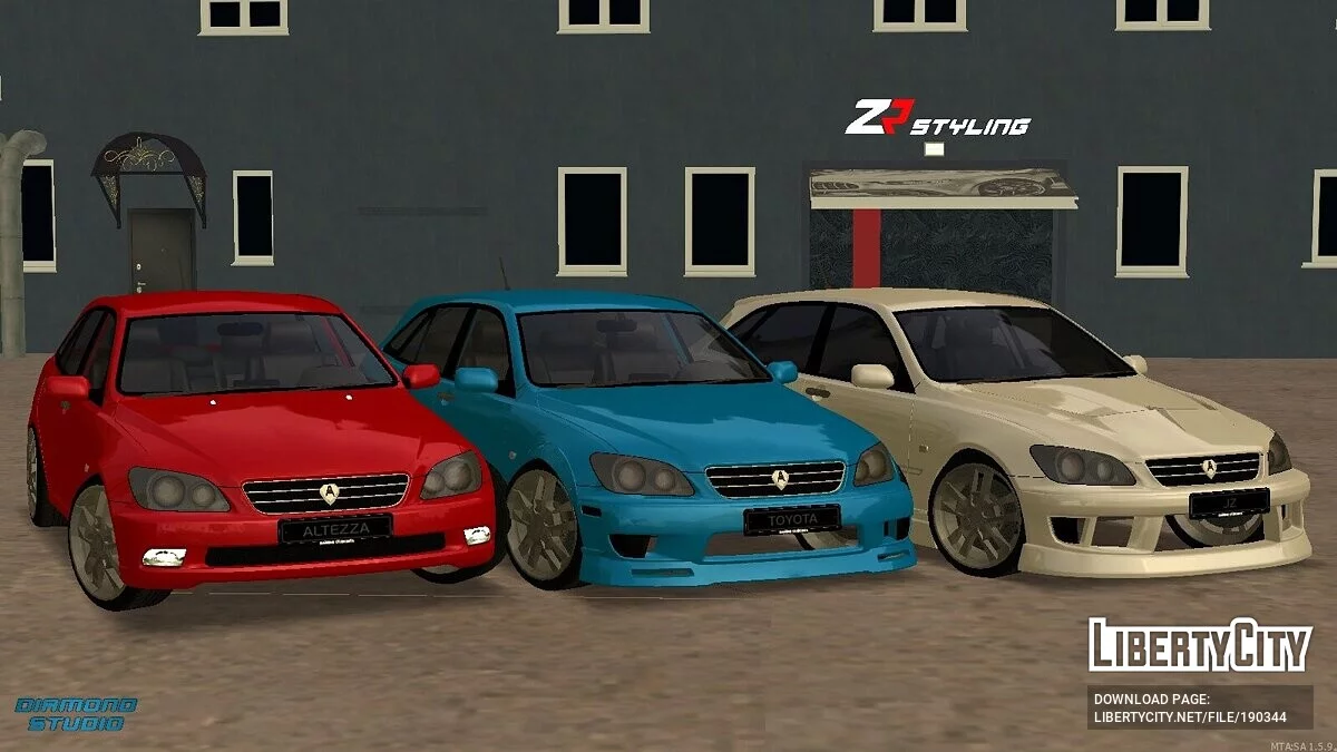 丰田 Altezza Gita + CCD / GTA San Andreas