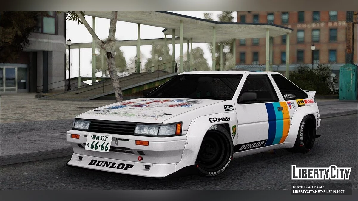 Toyota Corolla Levin AE86 / GTA San Andreas