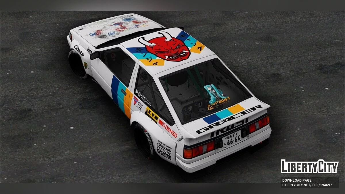 Toyota Corolla Levin AE86 / GTA San Andreas