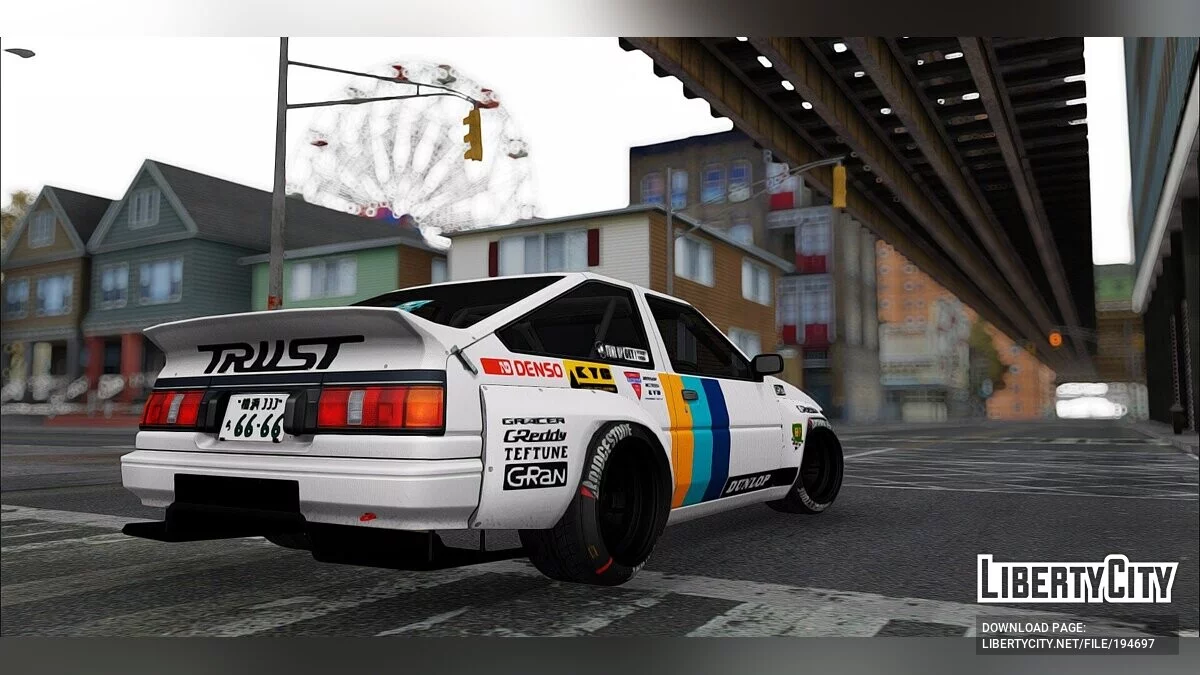 Toyota Corolla Levin AE86 / GTA San Andreas
