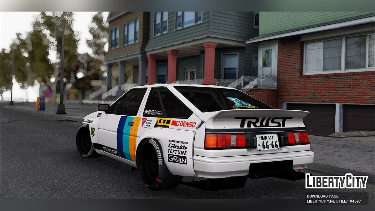 Toyota Corolla Levin AE86 / GTA San Andreas