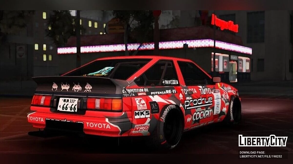 Toyota Corolla Levin AE86 / جي تي إيه سان أندرياس