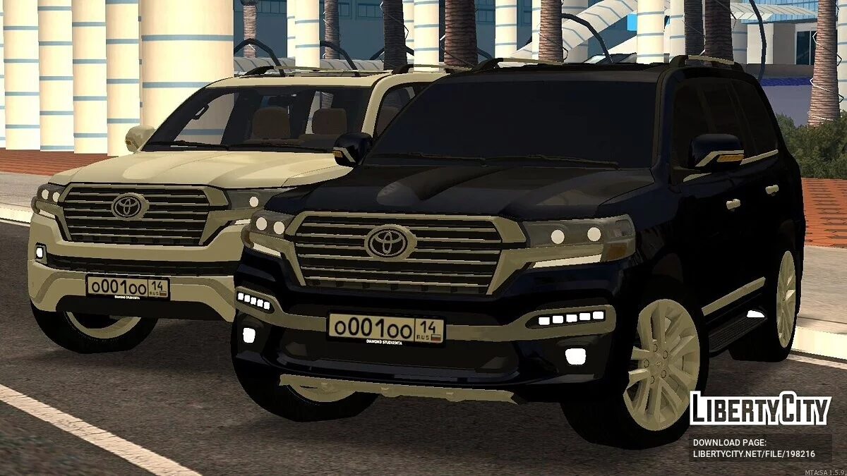 Toyota Land Cruiser 200 + CCD / GTA San Andreas
