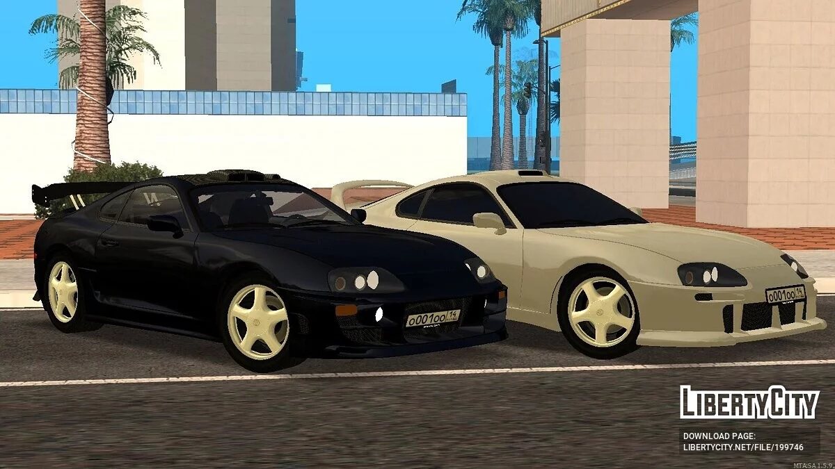 Toyota Supra JZA80 + CCD / GTA San Andreas