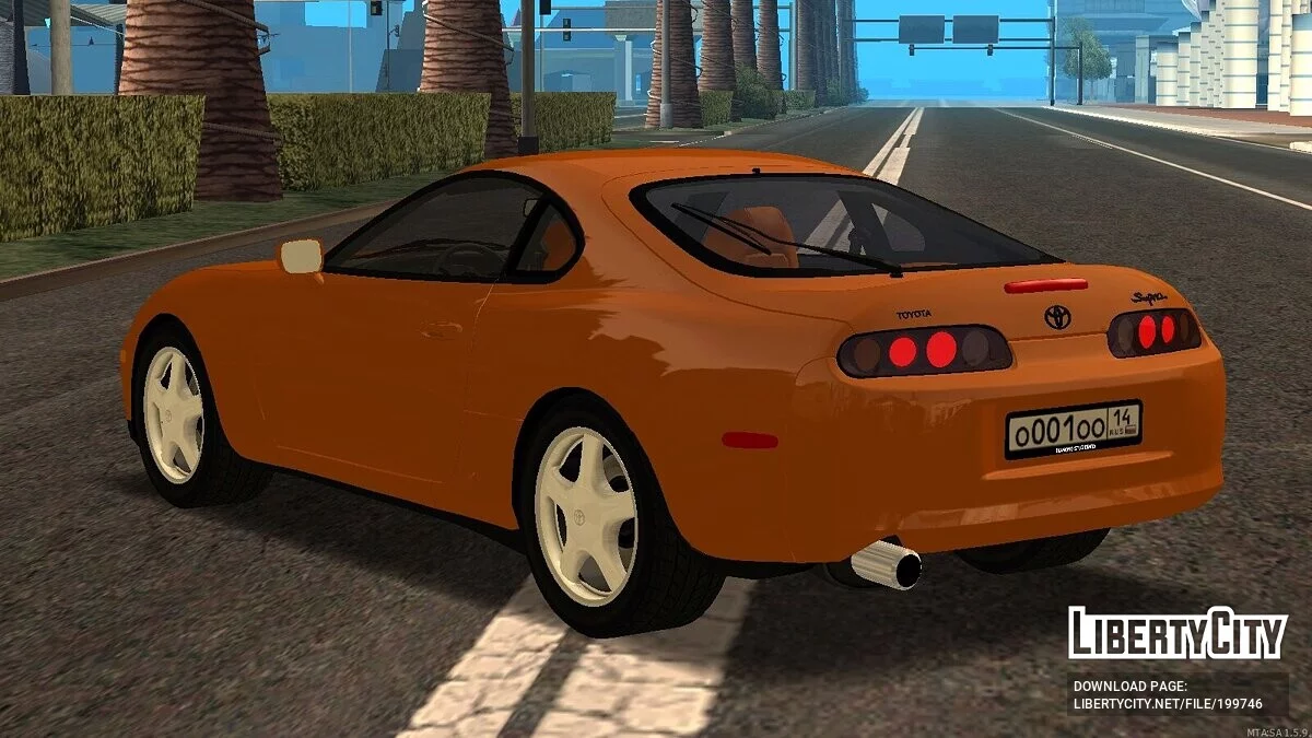 Toyota Supra JZA80 + CCD / GTA San Andreas