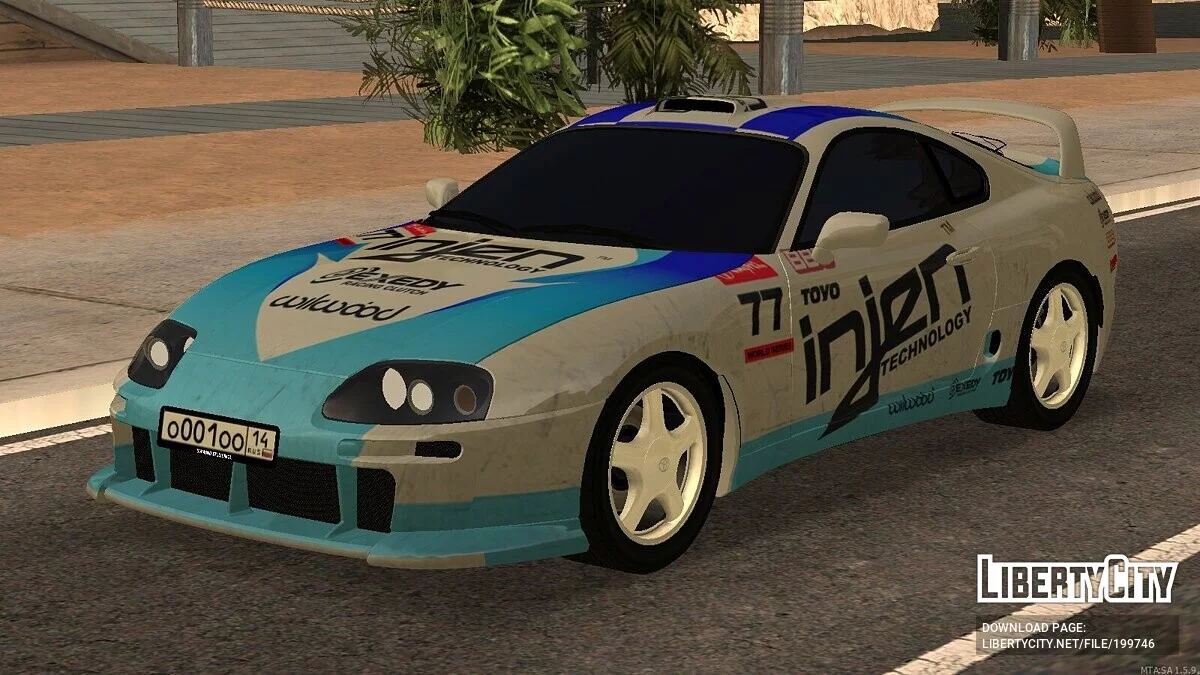 Toyota Supra JZA80 + CCD / GTA San Andreas