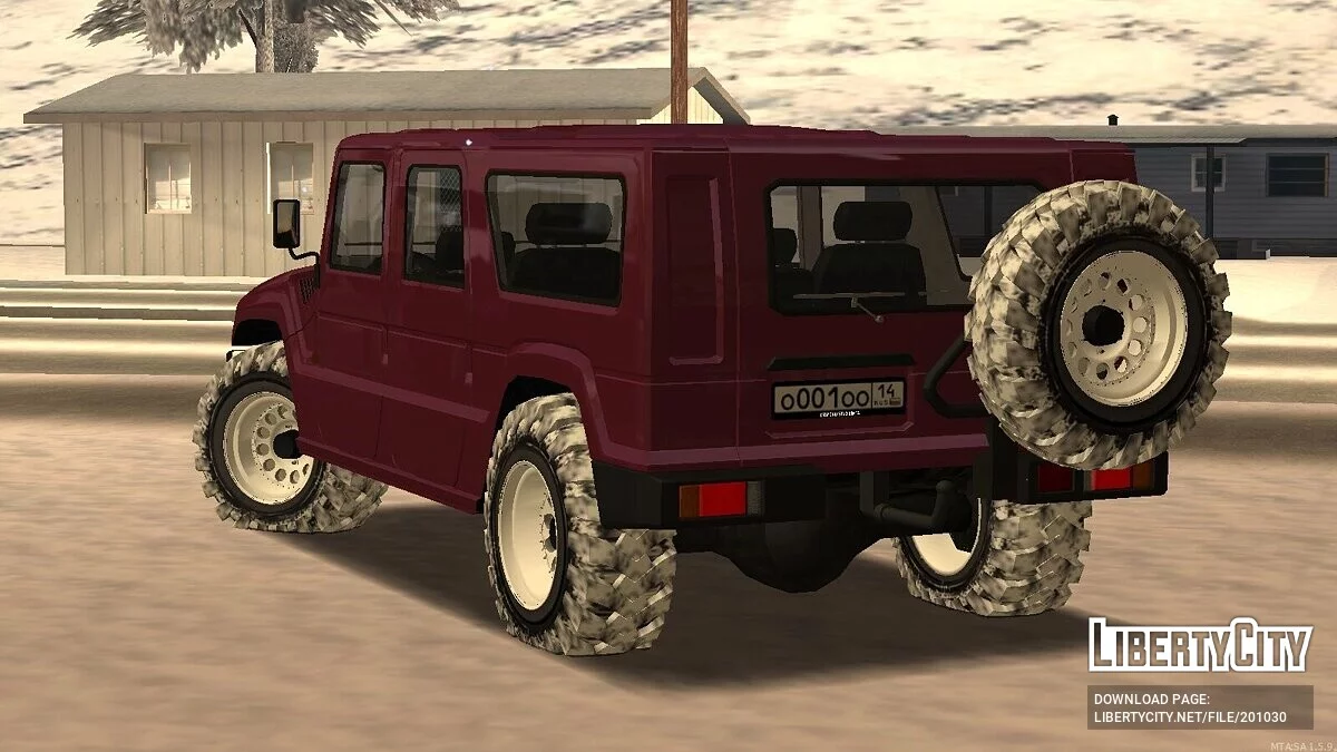 Toyota Mega Cruiser + CCD / GTA San Andreas