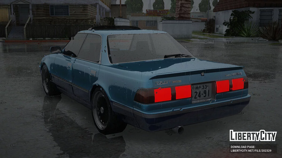 Toyota Mark II 2.5GT TwinTurbo (JZX81) / GTA San Andreas