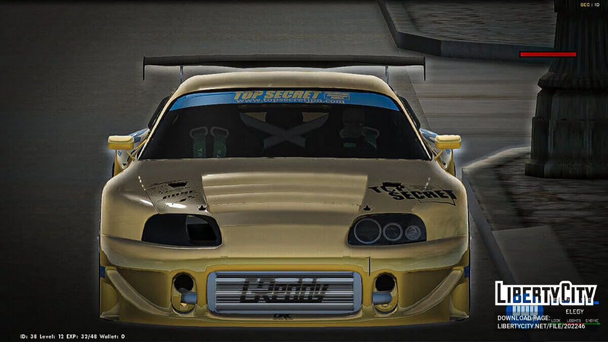 丰田 Supra Top-secret GT300 / GTA San Andreas