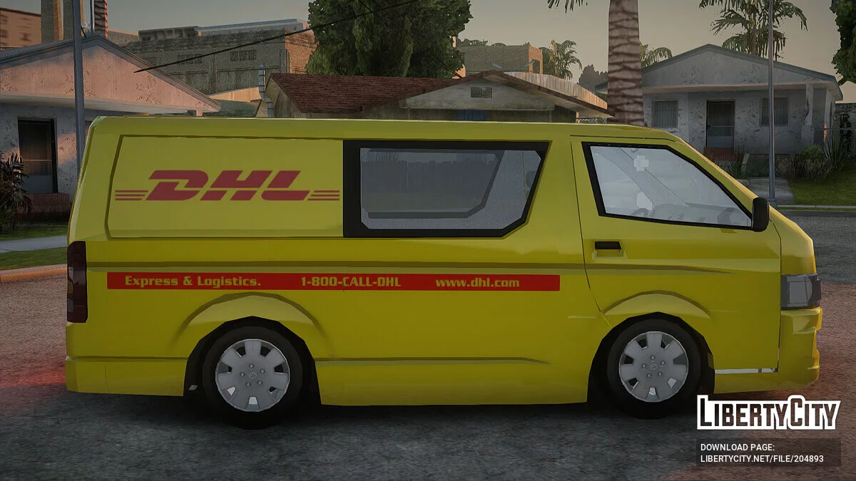 丰田海狮 DHL 货运面包车 2006 / GTA San Andreas