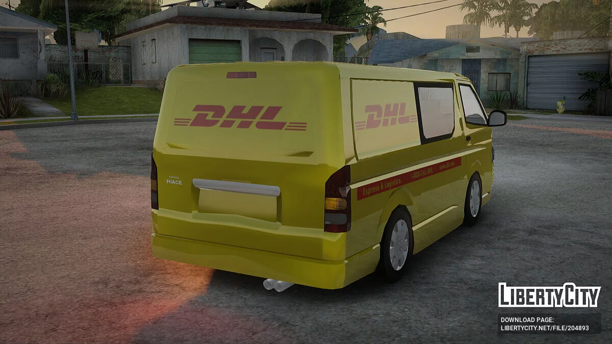 丰田海狮 DHL 货运面包车 2006 / GTA San Andreas