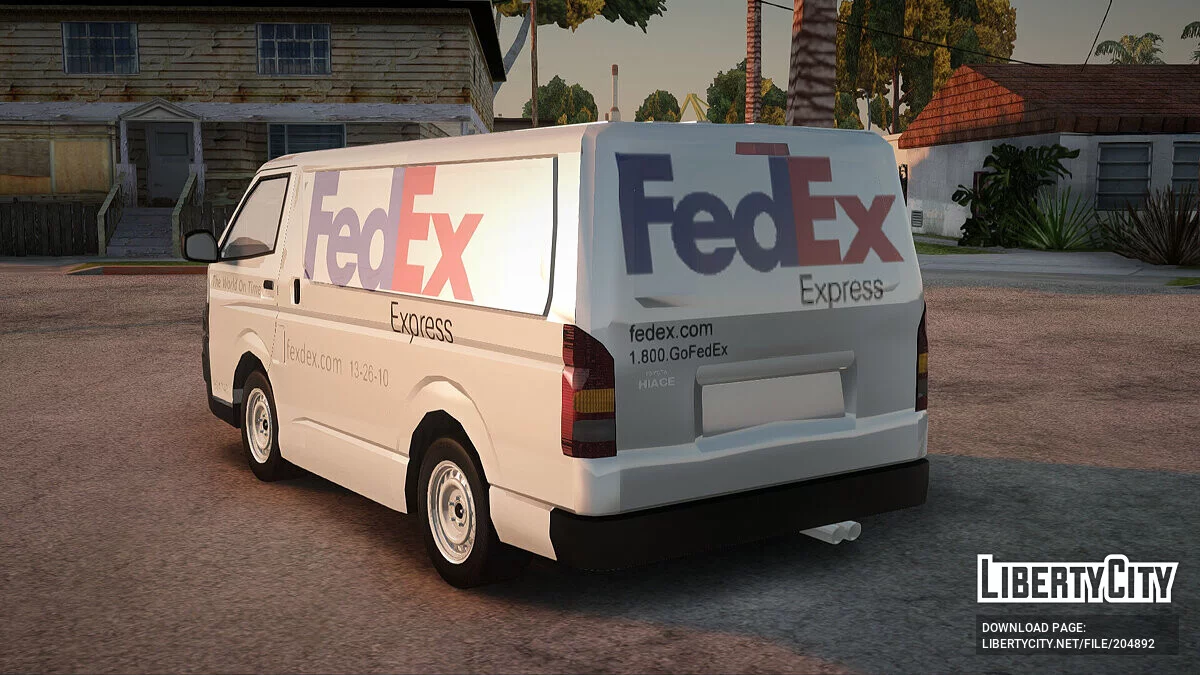 丰田海狮 FedEx 货运面包车 2006 / GTA San Andreas