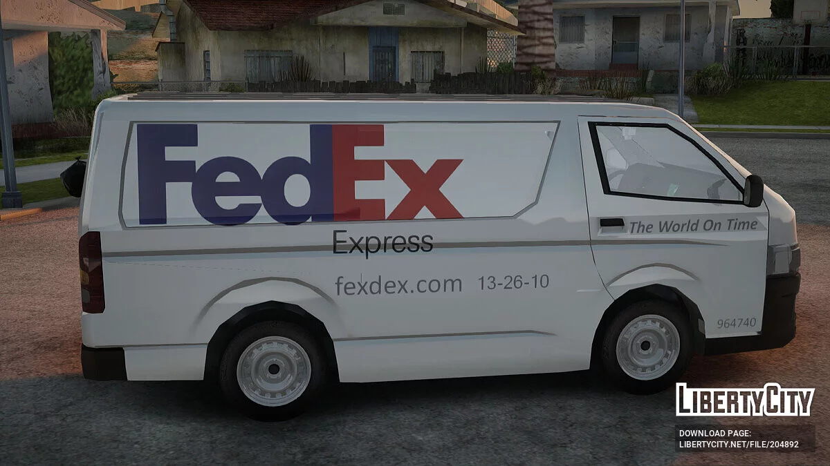 丰田海狮 FedEx 货运面包车 2006 / GTA San Andreas