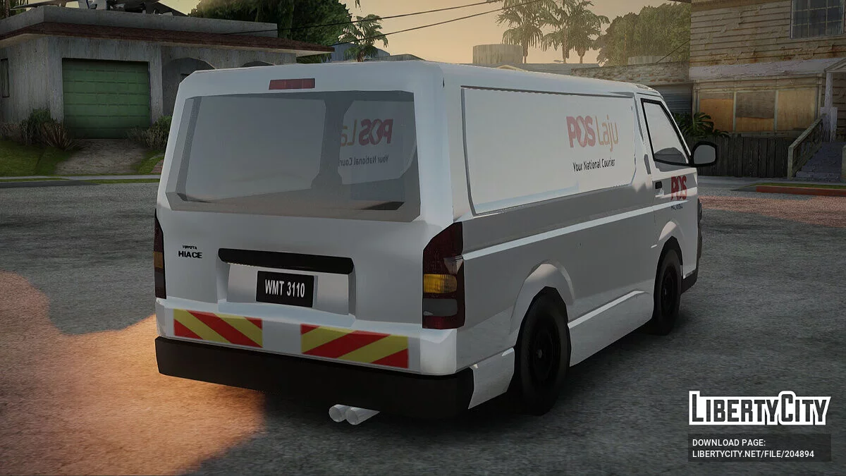 丰田 Hiace PosLaju 马来西亚厢型车 / GTA San Andreas