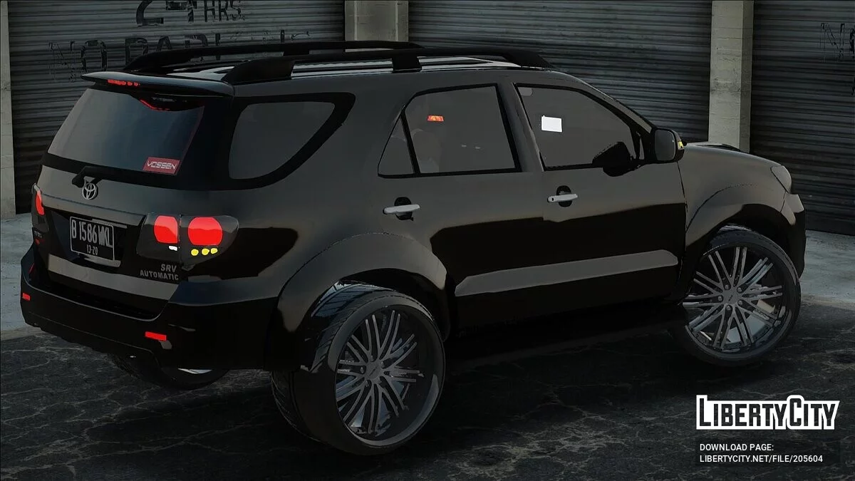 Toyota Fortuner TRD Sportivo Vossen / GTA San Andreas