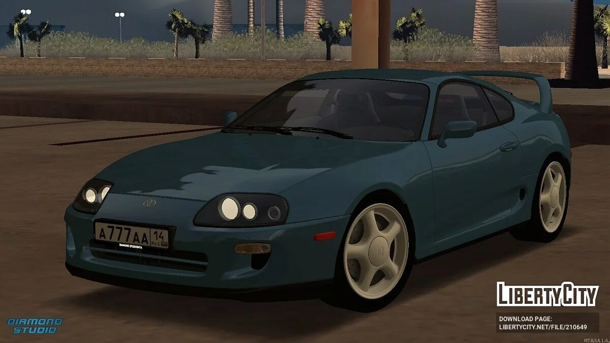 Toyota Supra A80 + CCD / GTA San Andreas