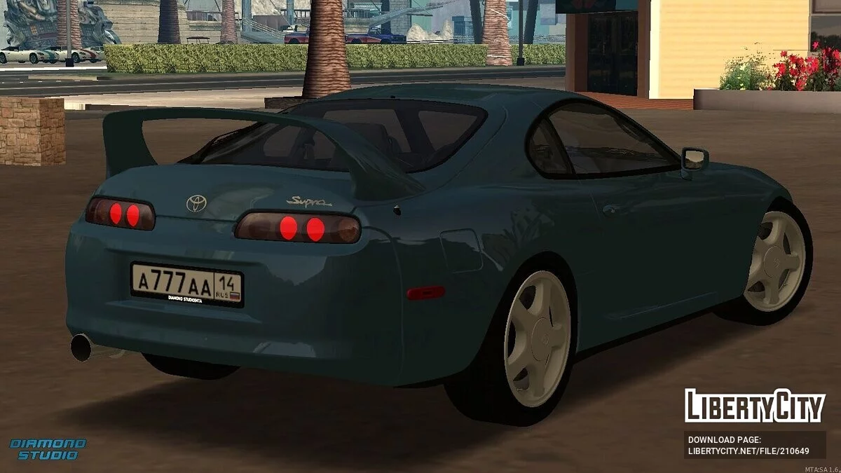 Toyota Supra A80 + CCD / GTA San Andreas