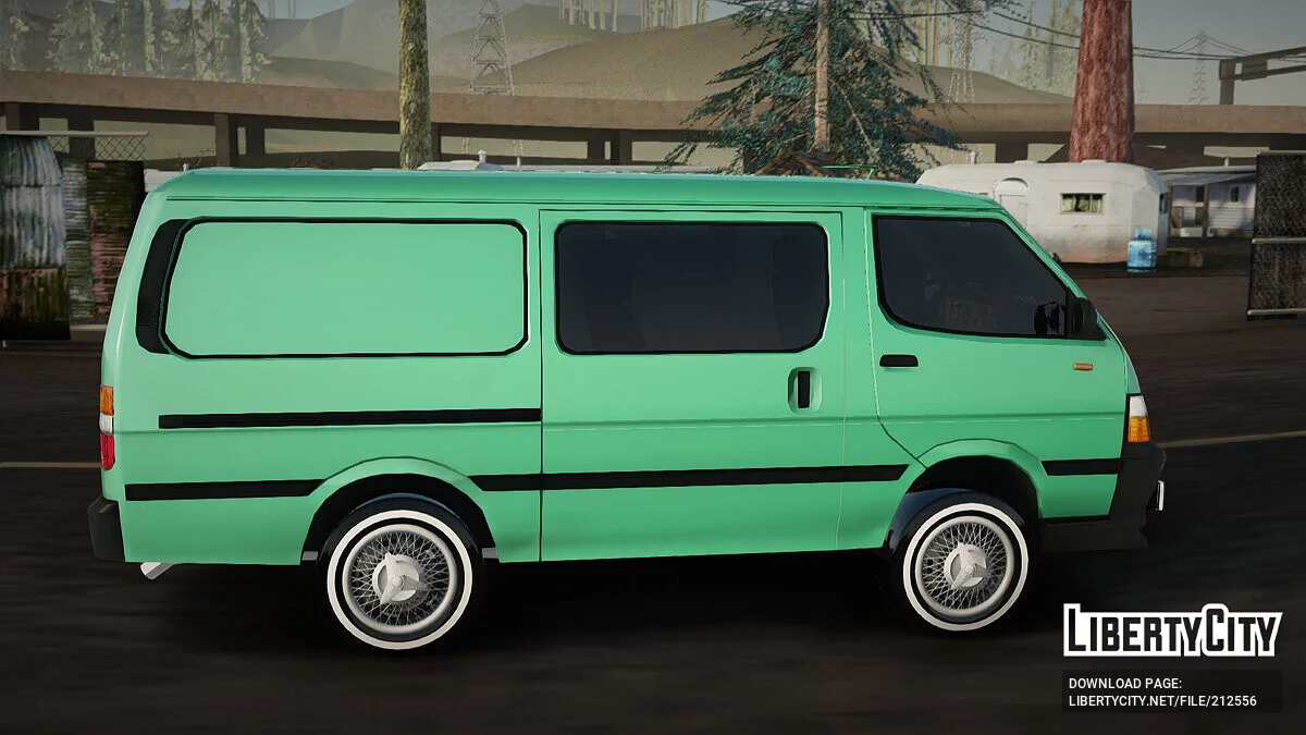 Toyota Hiace Etiket / GTA San Andreas