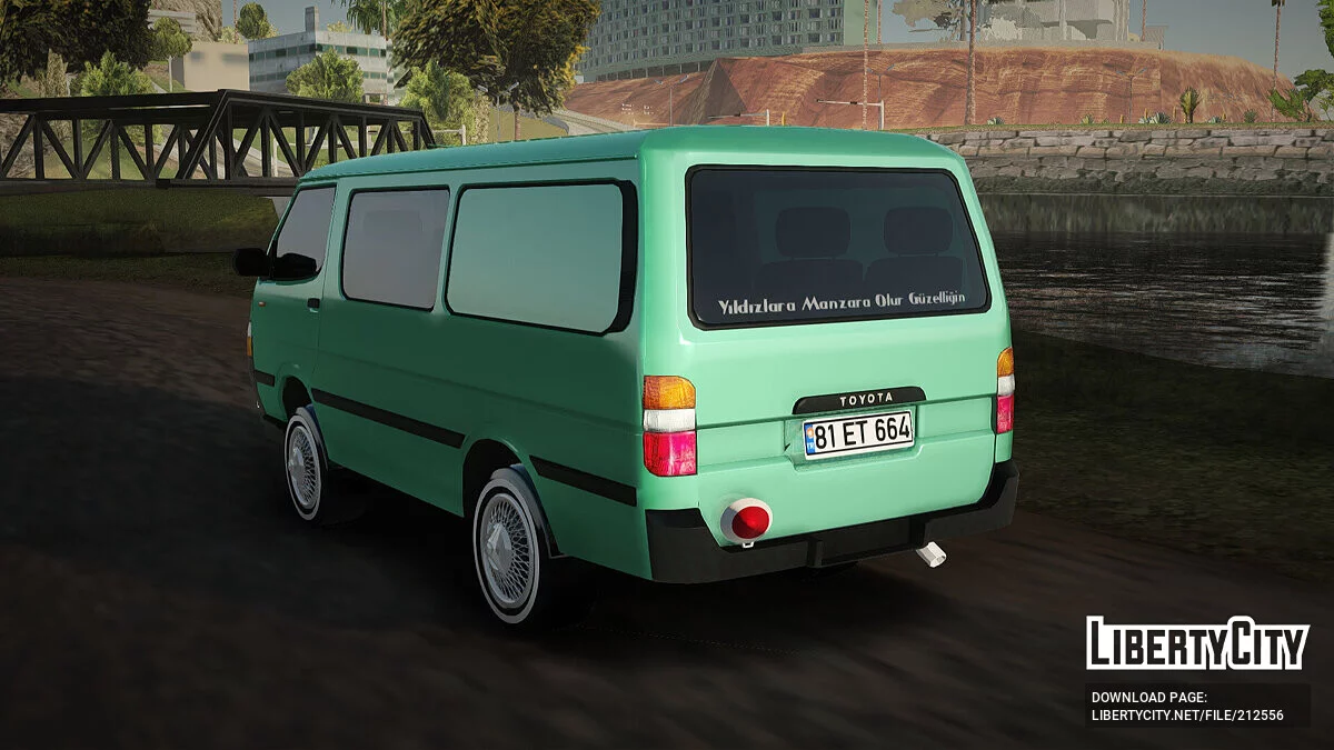 Toyota Hiace Etiket / GTA San Andreas