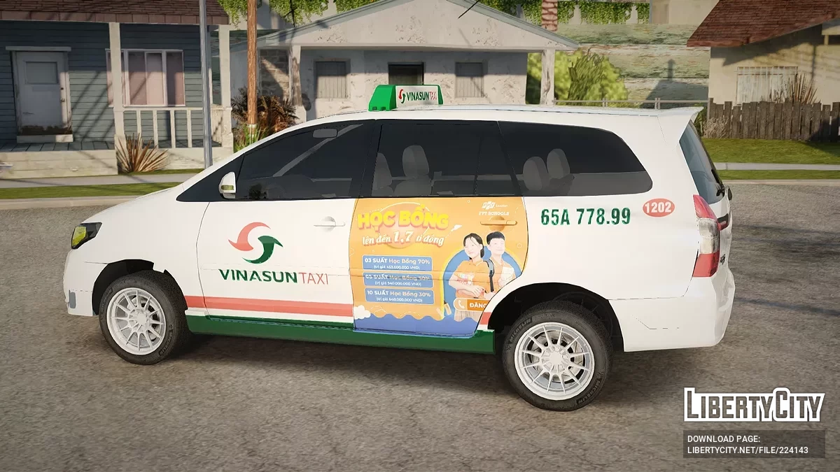 Taksi Toyota Innova Vietnam Vinasun / GTA San Andreas