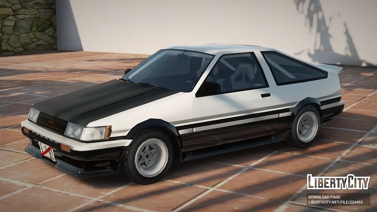 Toyota AE86 3-дверний / GTA San Andreas