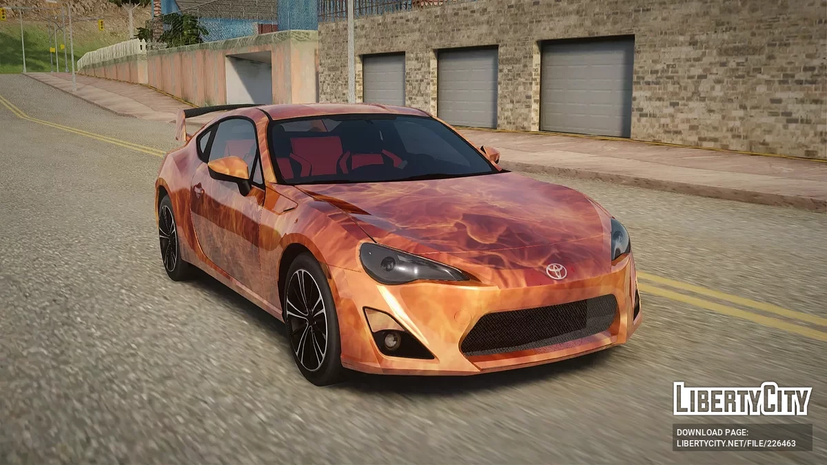 Toyota GT86 2JZ-GTE Revel Negro / GTA San Andreas