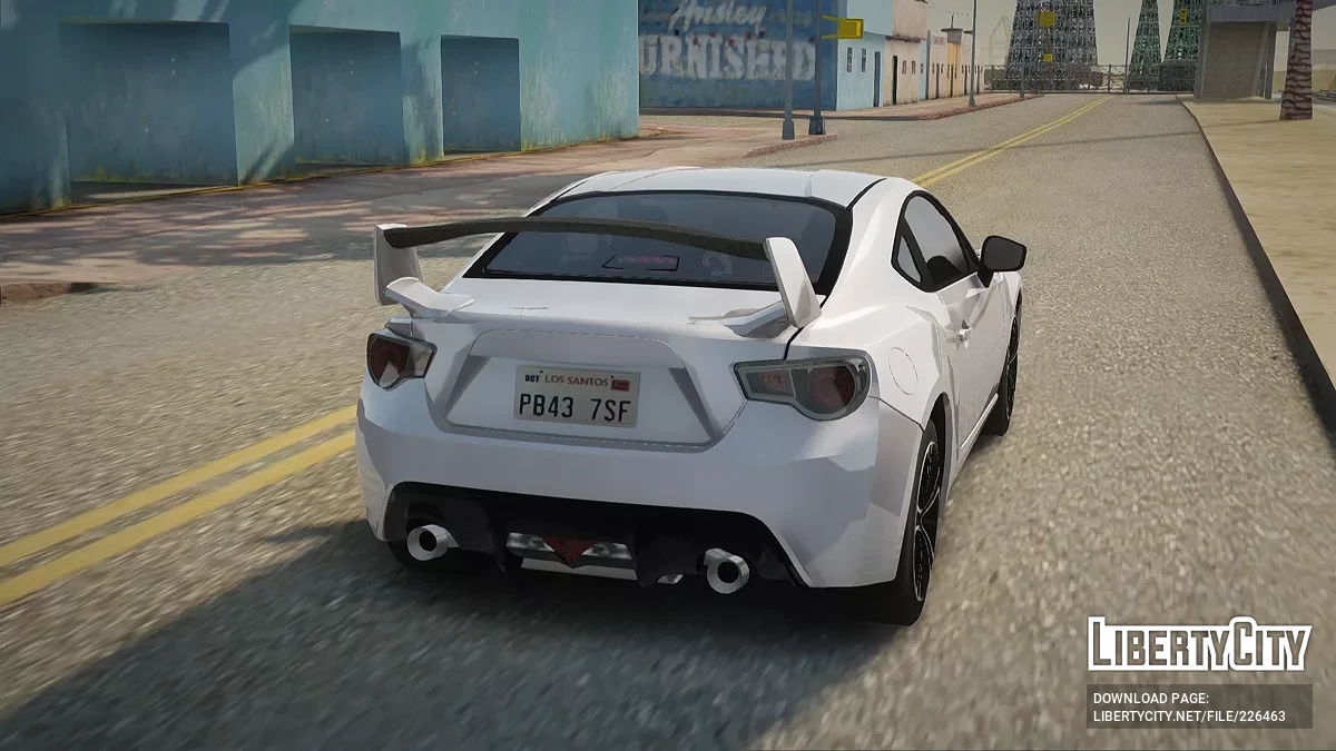 Toyota GT86 2JZ-GTE Revel Negro / GTA San Andreas