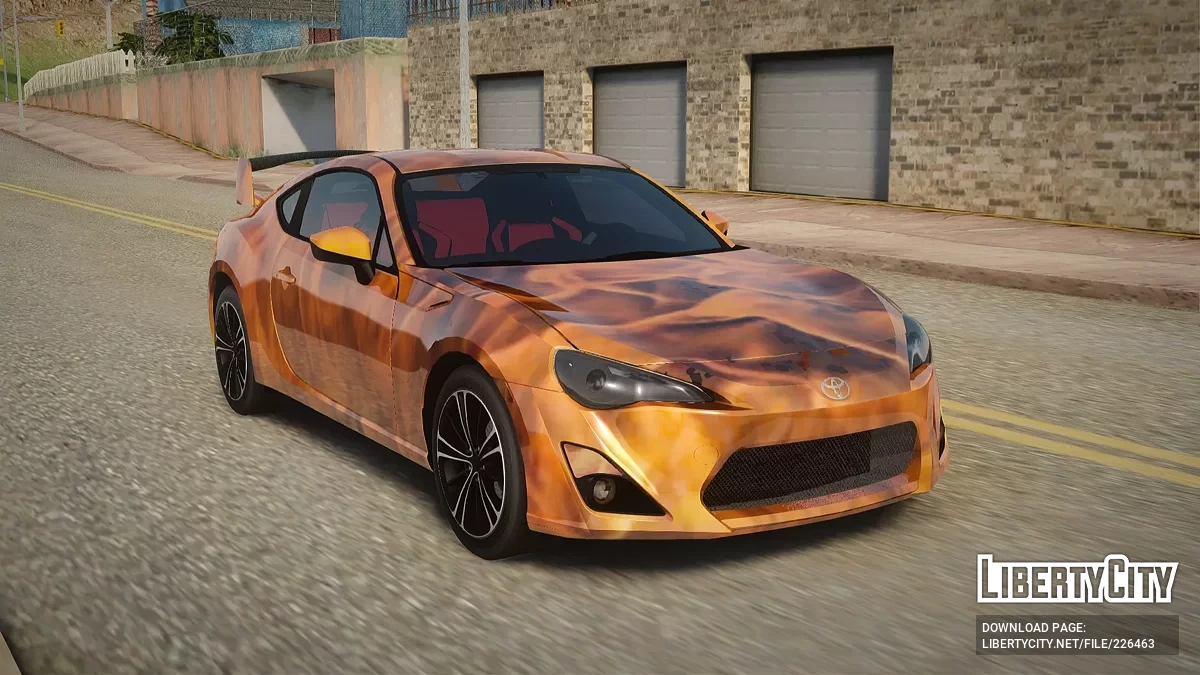 Toyota GT86 2JZ-GTE Revel Negro / GTA San Andreas