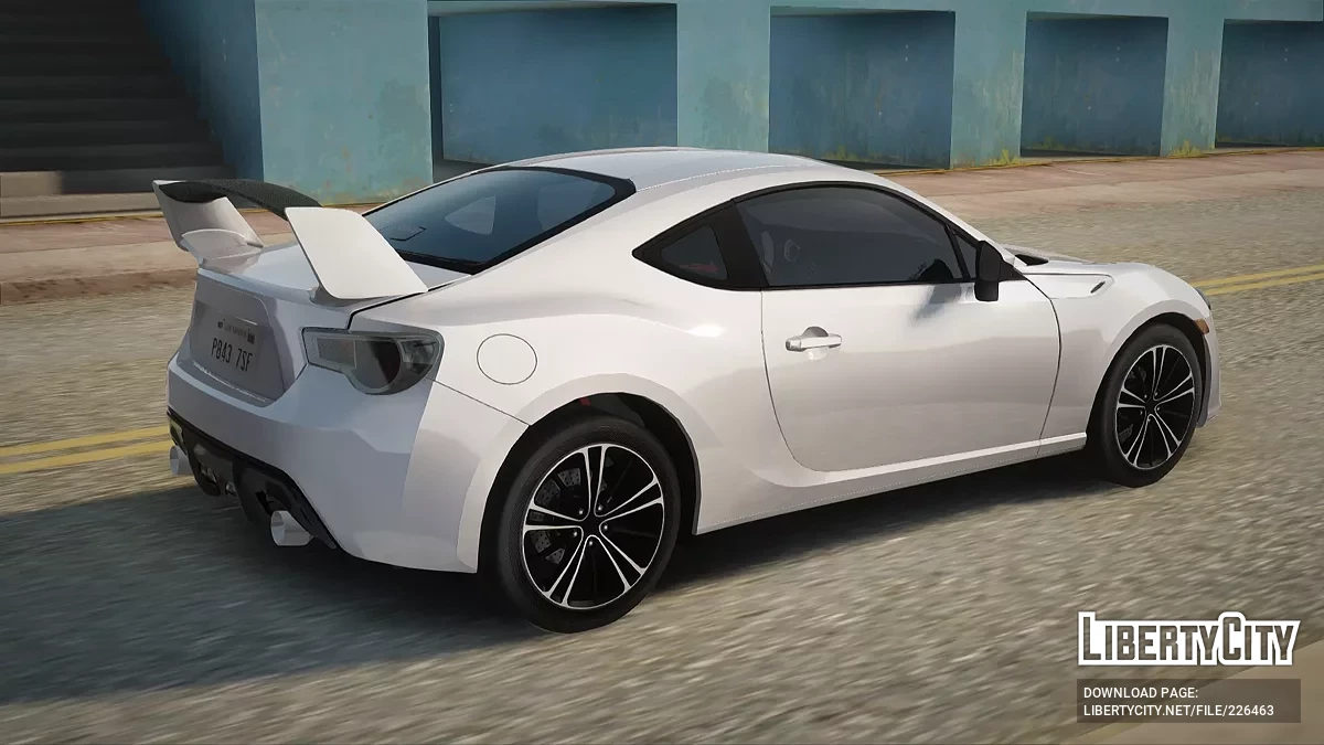 Toyota GT86 2JZ-GTE Revel Negro / GTA San Andreas