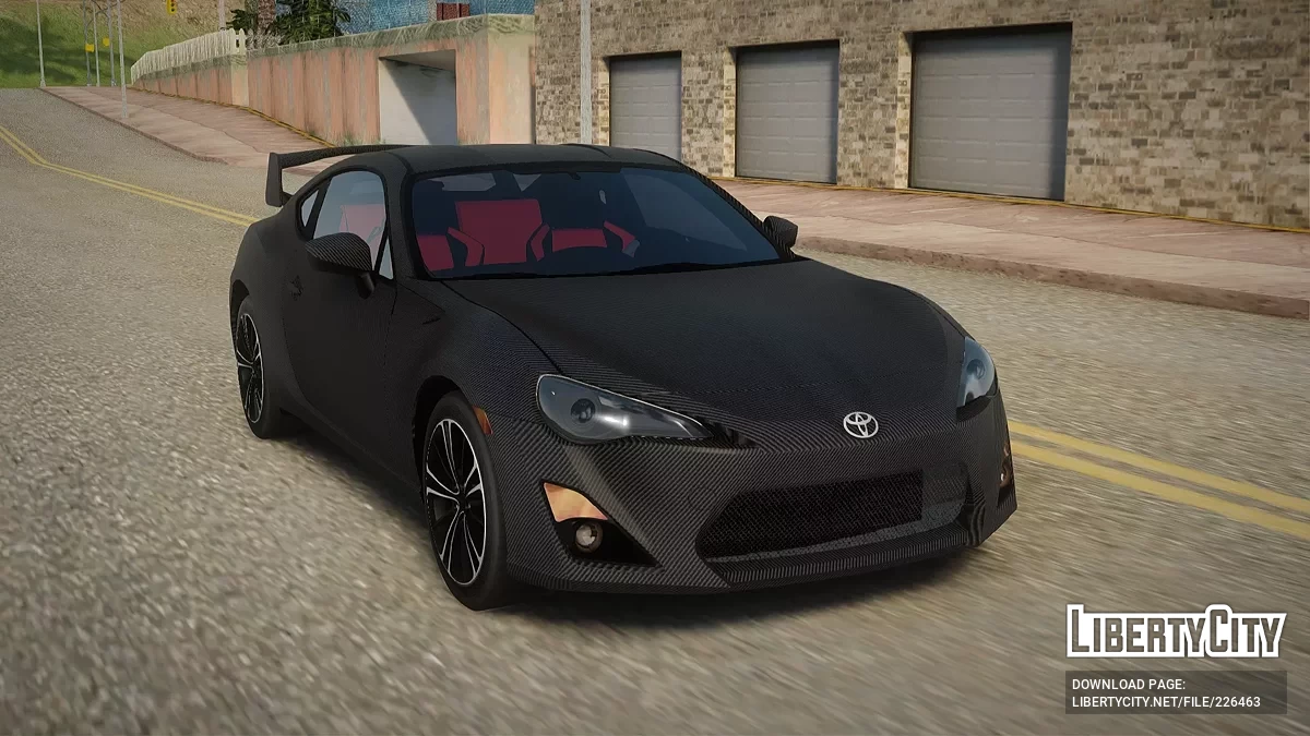 Toyota GT86 2JZ-GTE Revel Negro / GTA San Andreas