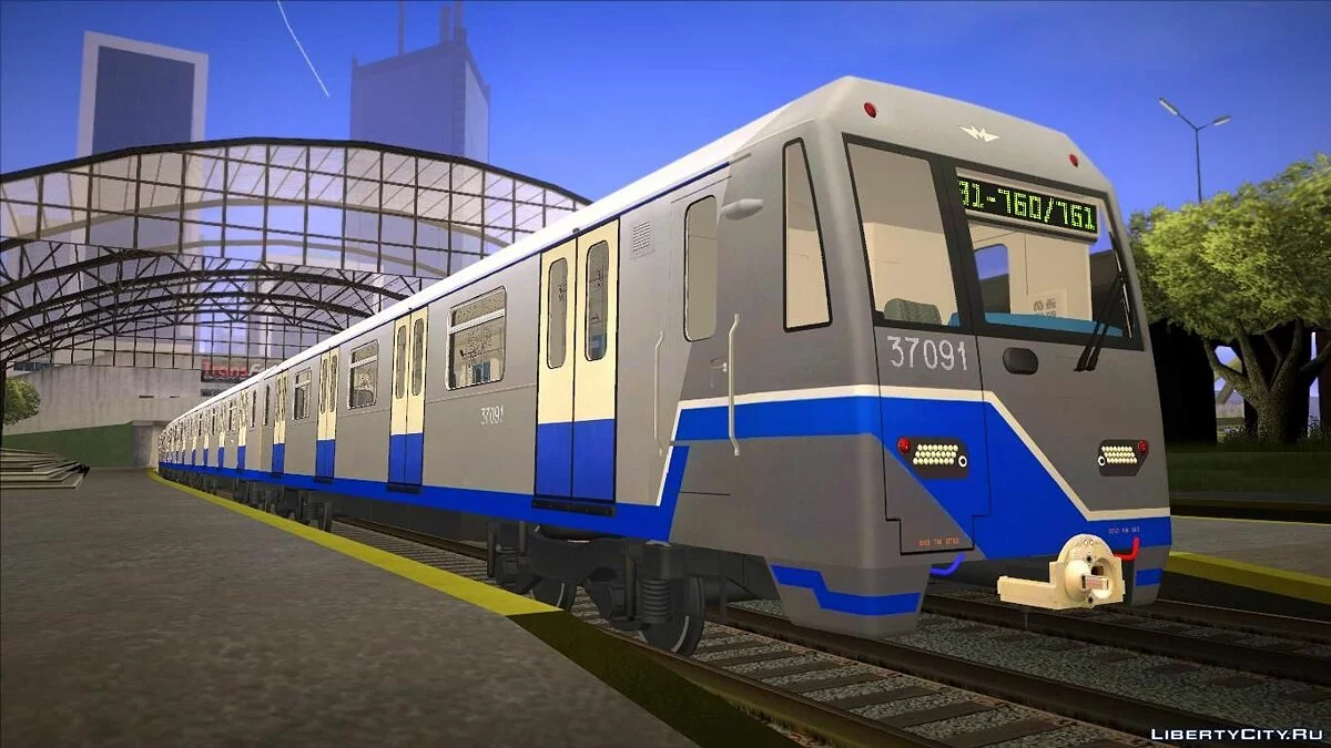 Пак вагонів метро 81-760/761 "Ока" / GTA San Andreas