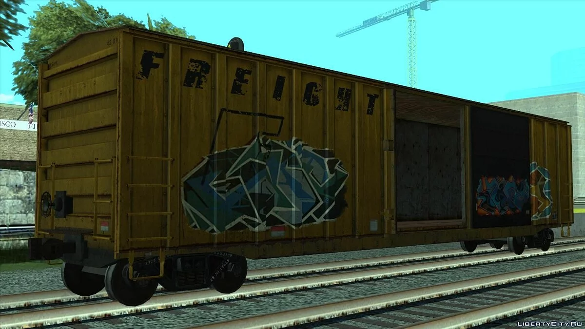 Vagones cubiertos de GTA V (paquete de objetos) / GTA San Andreas