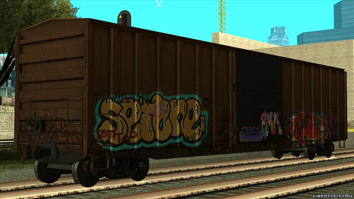 Vagones cubiertos de GTA V (paquete de objetos) / GTA San Andreas