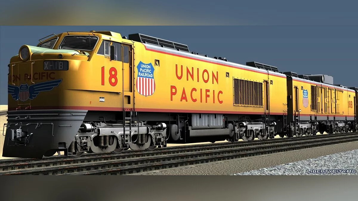 Union Pacific 8500 HP Gas Turbine Electric Locomotive / GTA San Andreas