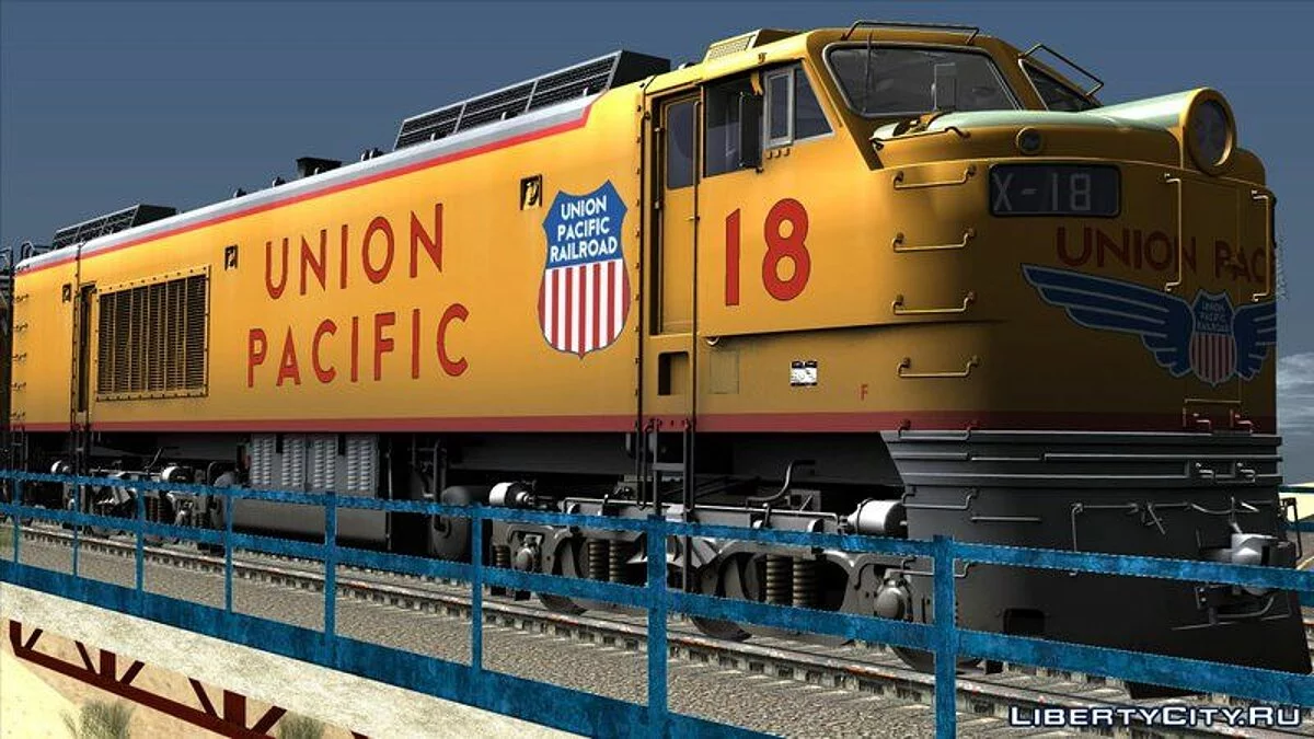 Union Pacific 8500 HP Gas Turbine Electric Locomotive / GTA San Andreas