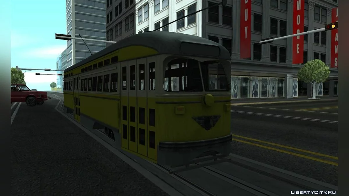 Трамвай PCC - L.A. NOIRE / GTA San Andreas
