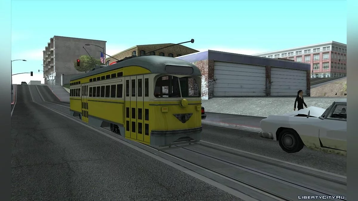 Трамвай PCC - L.A. NOIRE / GTA San Andreas