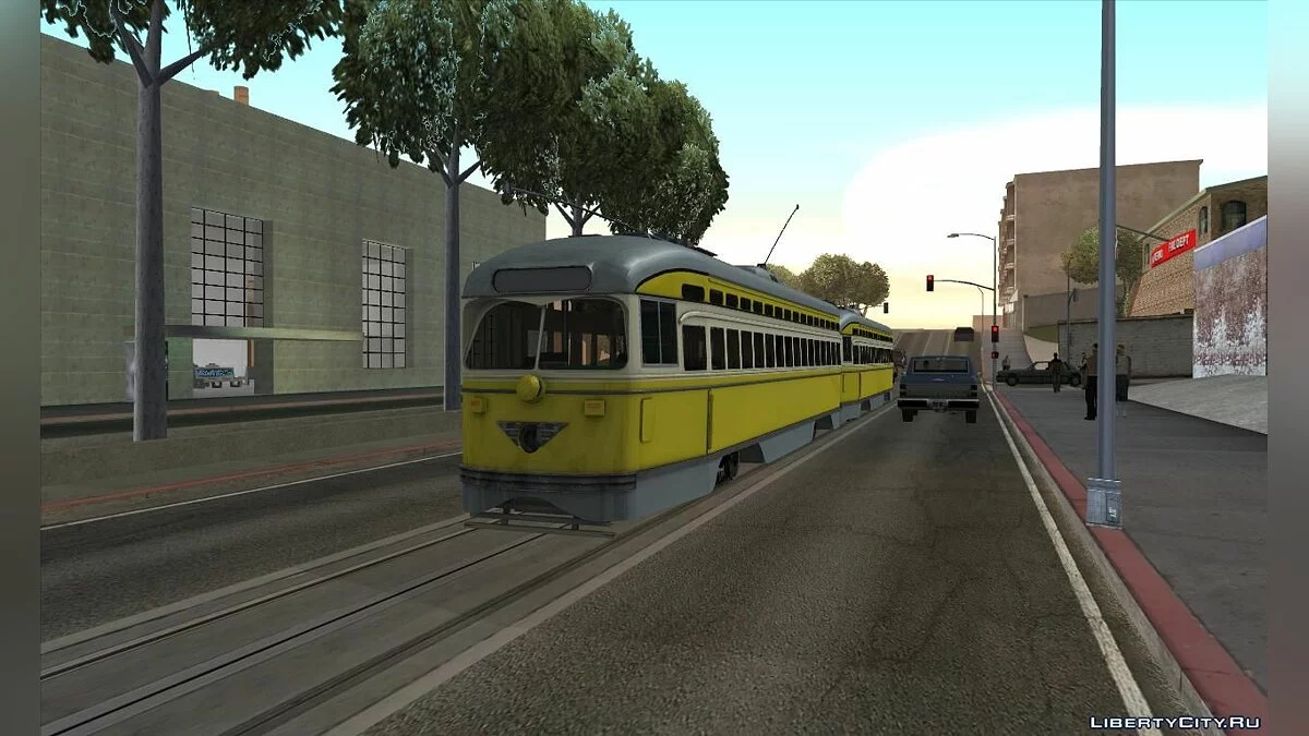 Трамвай PCC - L.A. NOIRE / GTA San Andreas
